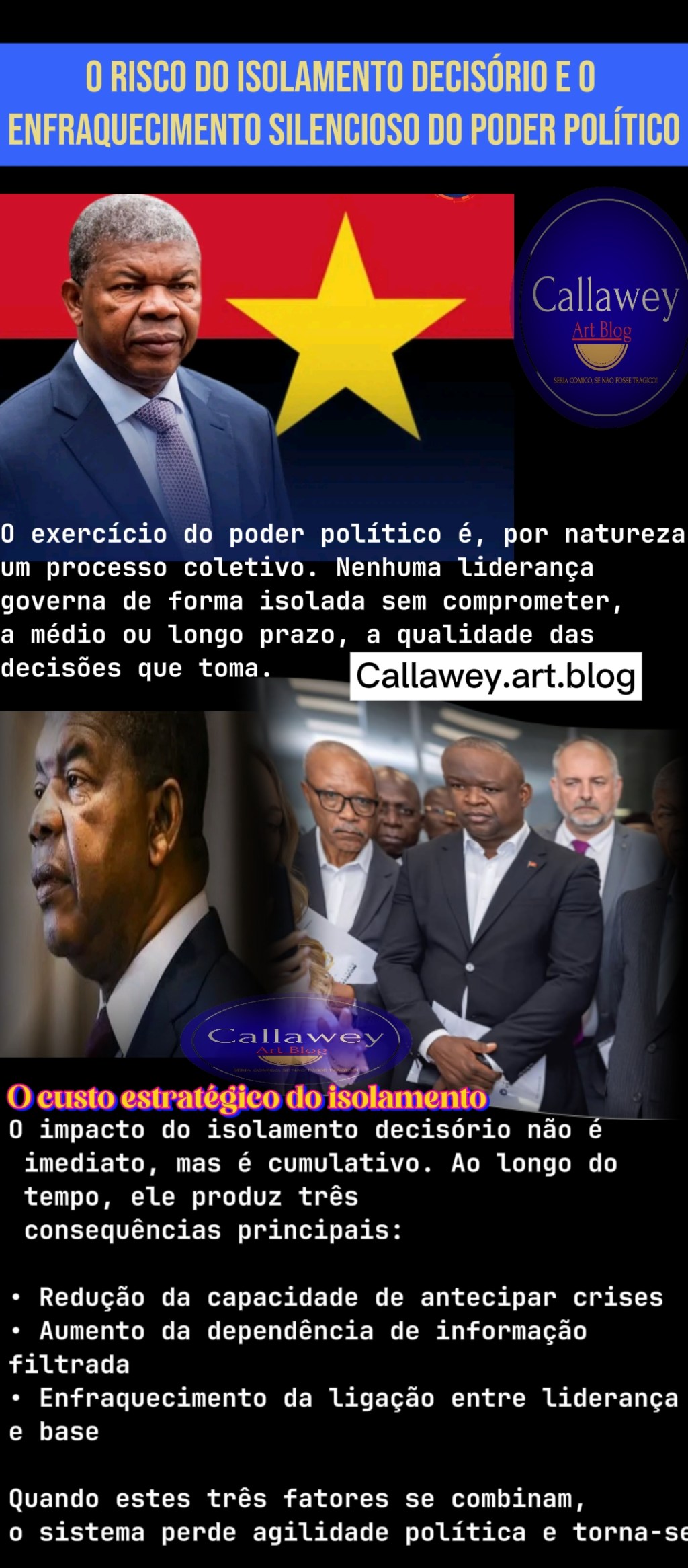 O risco do isolamento decisório e o enfraquecimento silencioso do poder&nbsp;político